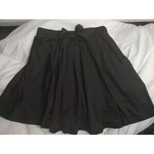 PATPAT Girls High Waisted Tennis Skirt Black Pleated Skort 6-7 Years